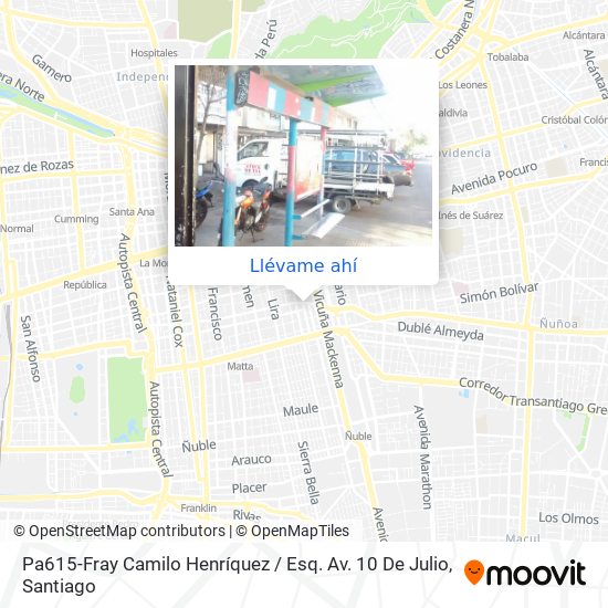 Mapa de Pa615-Fray Camilo Henríquez / Esq. Av. 10 De Julio