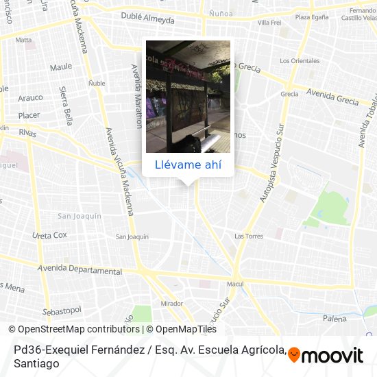 Mapa de Pd36-Exequiel Fernández / Esq. Av. Escuela Agrícola