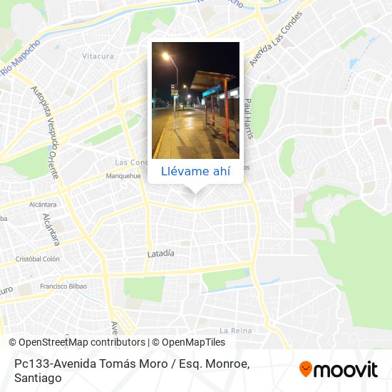 Mapa de Pc133-Avenida Tomás Moro / Esq. Monroe