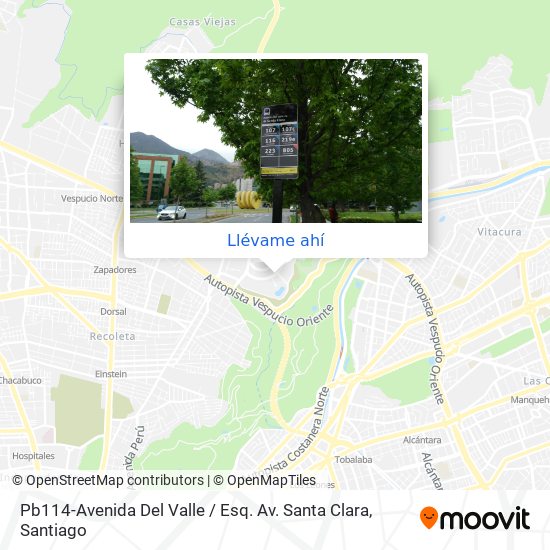 Mapa de Pb114-Avenida Del Valle / Esq. Av. Santa Clara