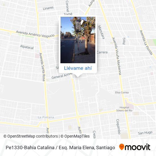 Mapa de Pe1330-Bahía Catalina / Esq. María Elena