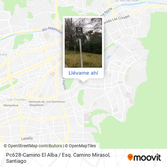 Mapa de Pc628-Camino El Alba / Esq. Camino Mirasol