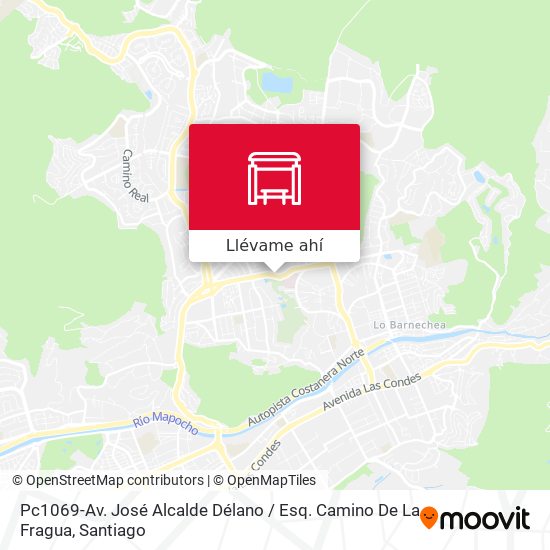 Mapa de Pc1069-Av. José Alcalde Délano / Esq. Camino De La Fragua