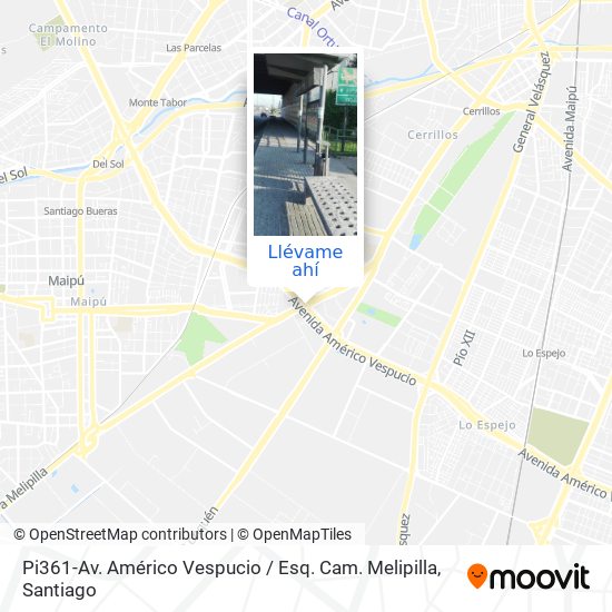 Mapa de Pi361-Av. Américo Vespucio / Esq. Cam. Melipilla