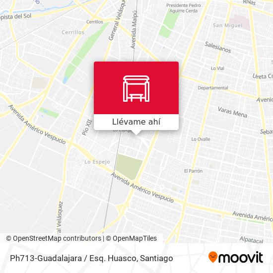Mapa de Ph713-Guadalajara / Esq. Huasco
