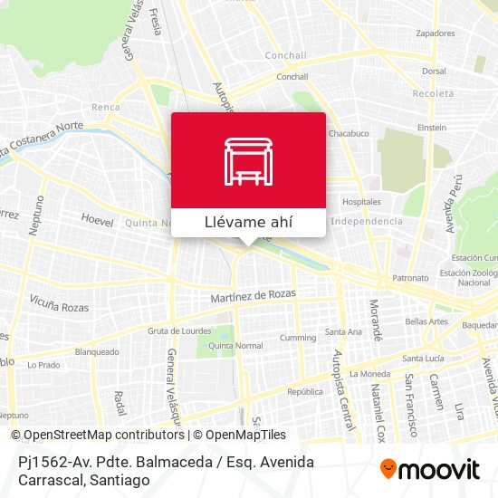 Mapa de Pj1562-Av. Pdte. Balmaceda / Esq. Avenida Carrascal