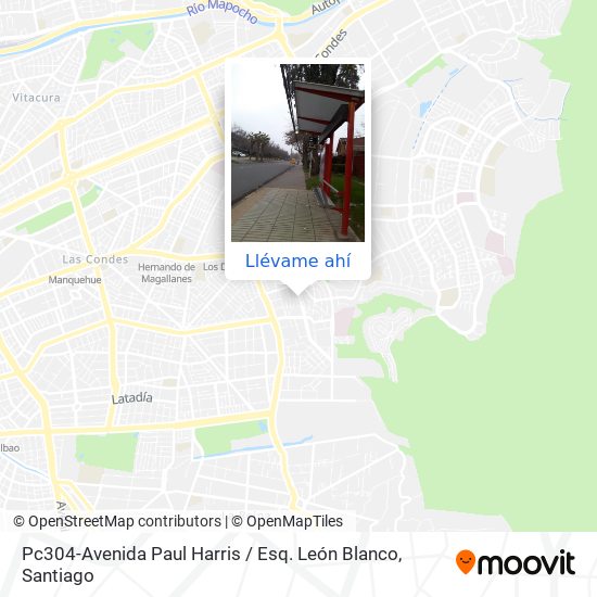 Mapa de Pc304-Avenida Paul Harris / Esq. León Blanco
