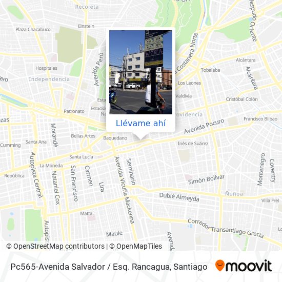 Mapa de Pc565-Avenida Salvador / Esq. Rancagua
