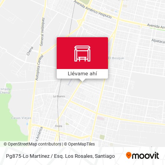 Mapa de Pg875-Lo Martínez / Esq. Los Rosales