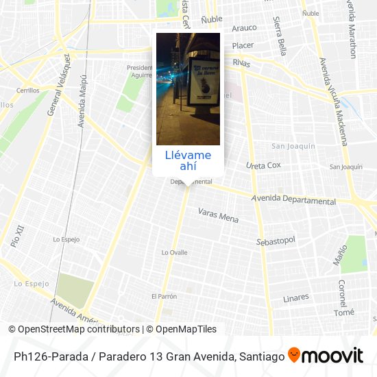 Mapa de Ph126-Parada / Paradero 13 Gran Avenida