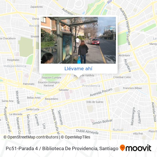 Mapa de Pc51-Parada 4 / Biblioteca De Providencia