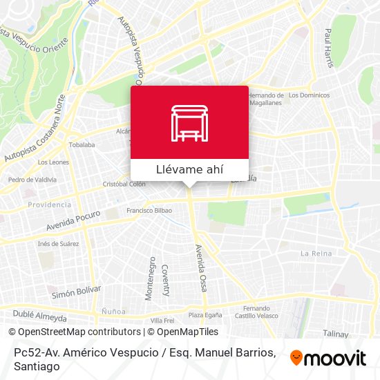 Mapa de Pc52-Av. Américo Vespucio / Esq. Manuel Barrios