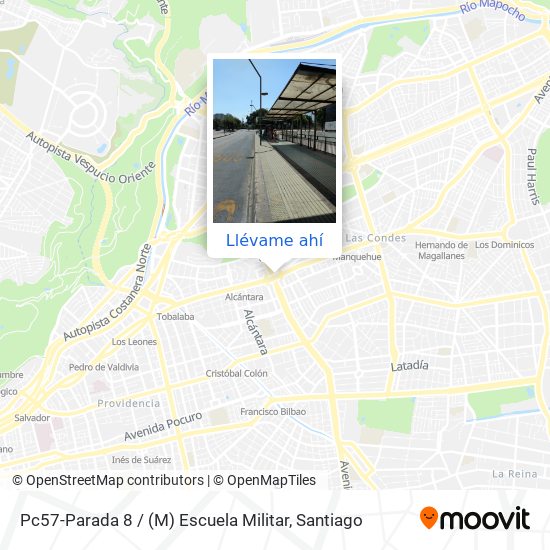 Mapa de Pc57-Parada 8 / (M) Escuela Militar