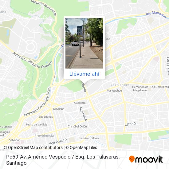 Mapa de Pc59-Av. Américo Vespucio / Esq. Los Talaveras