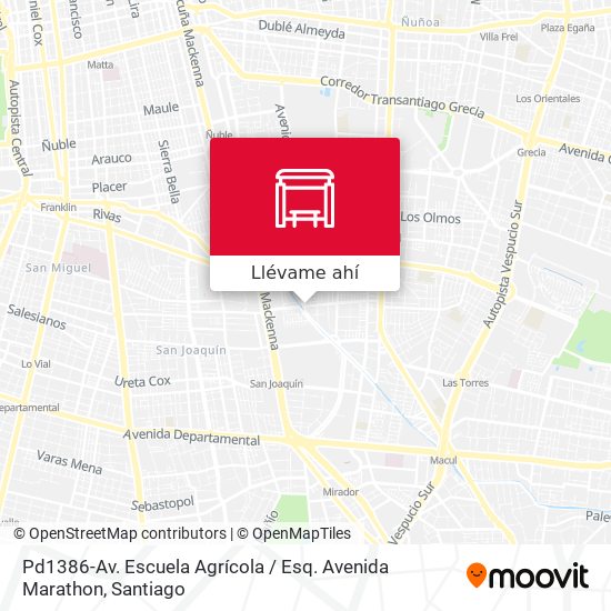 Mapa de Pd1386-Av. Escuela Agrícola / Esq. Avenida Marathon