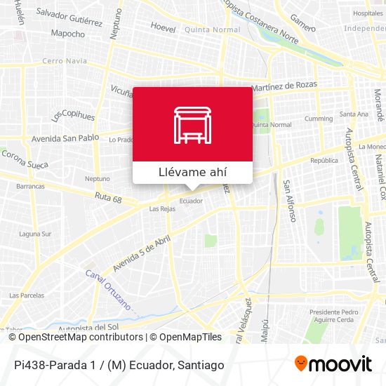 Mapa de Pi438-Parada 1 / (M) Ecuador
