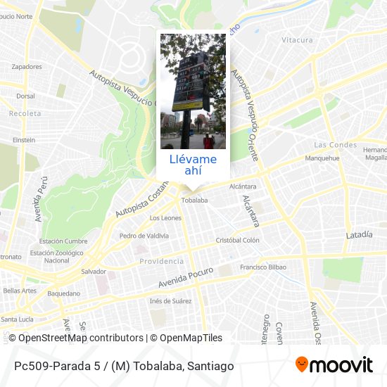 Mapa de Pc509-Parada 5 / (M) Tobalaba
