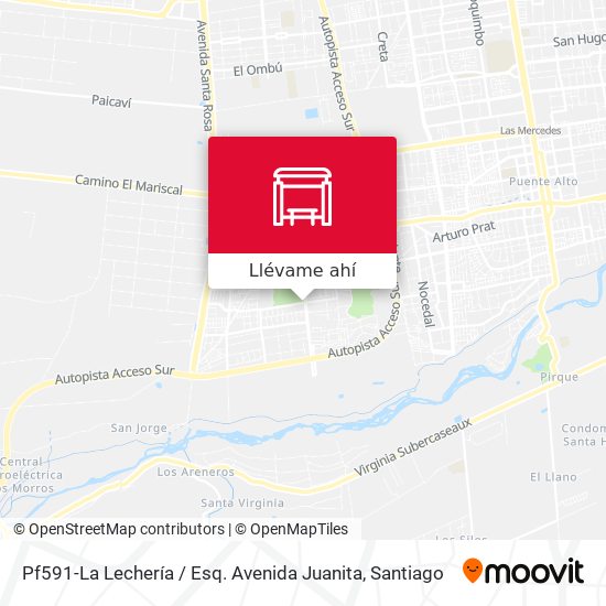 Mapa de Pf591-La Lechería / Esq. Avenida Juanita