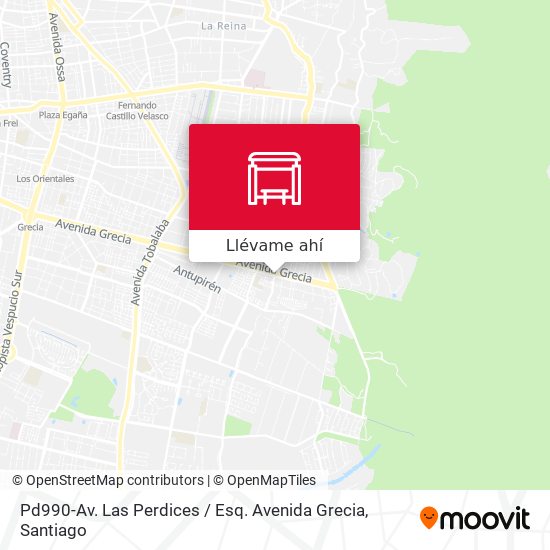 Mapa de Pd990-Av. Las Perdices / Esq. Avenida Grecia