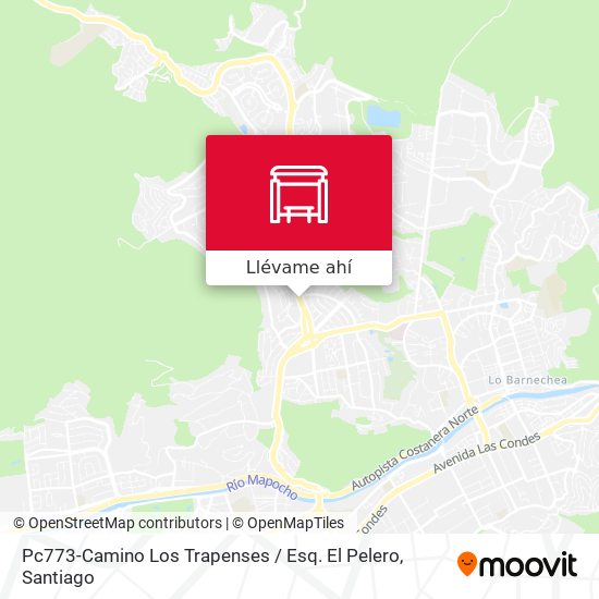 Mapa de Pc773-Camino Los Trapenses / Esq. El Pelero