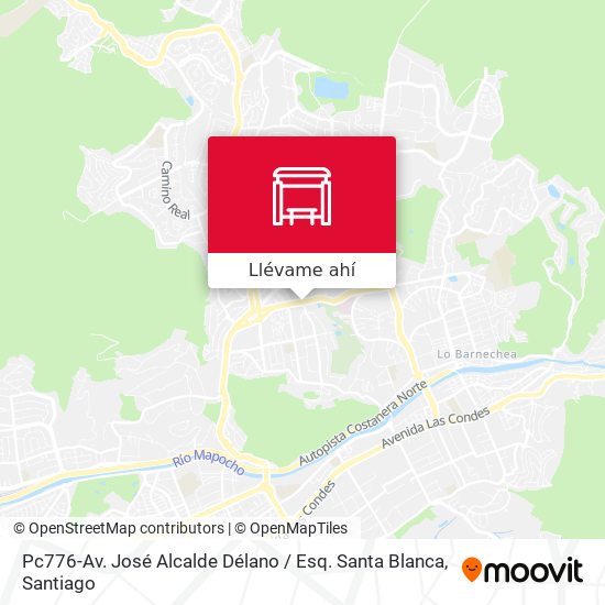 Mapa de Pc776-Av. José Alcalde Délano / Esq. Santa Blanca