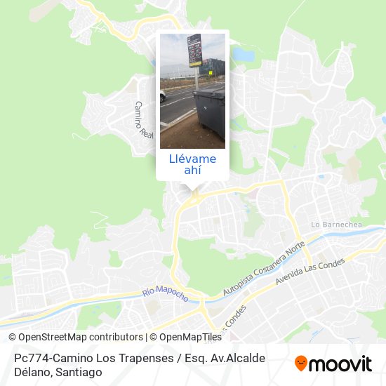 Mapa de Pc774-Camino Los Trapenses / Esq. Av.Alcalde Délano