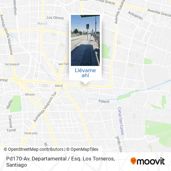 Mapa de Pd170-Av. Departamental / Esq. Los Torneros