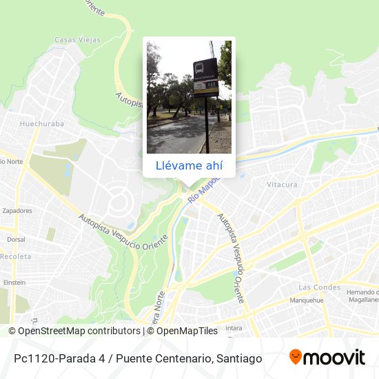 Mapa de Pc1120-Parada 4 / Puente Centenario