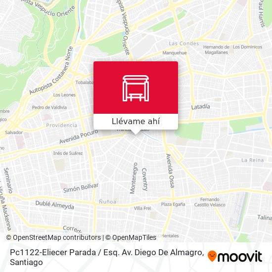 Mapa de Pc1122-Eliecer Parada / Esq. Av. Diego De Almagro