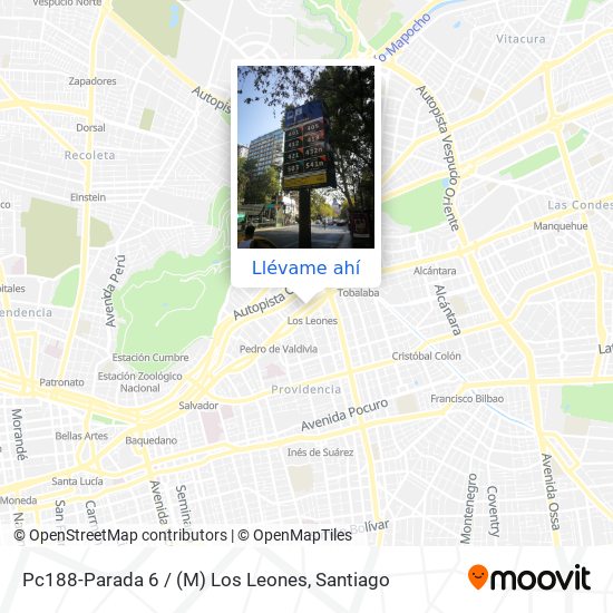 Mapa de Pc188-Parada 6 / (M) Los Leones