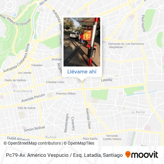 Mapa de Pc79-Av. Américo Vespucio / Esq. Latadía