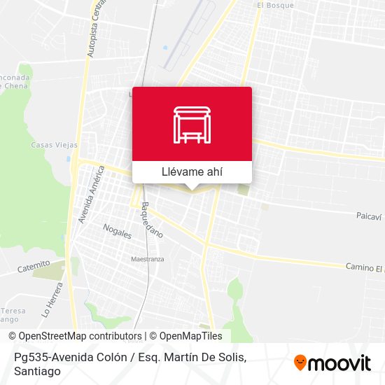 Mapa de Pg535-Avenida Colón / Esq. Martín De Solis