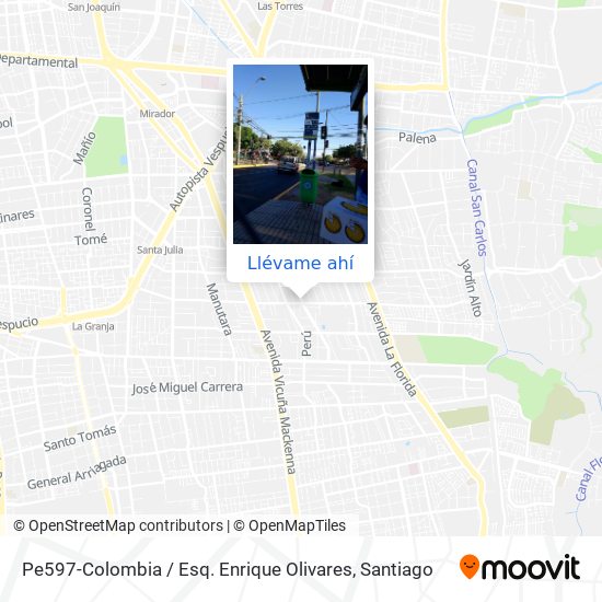 Mapa de Pe597-Colombia / Esq. Enrique Olivares