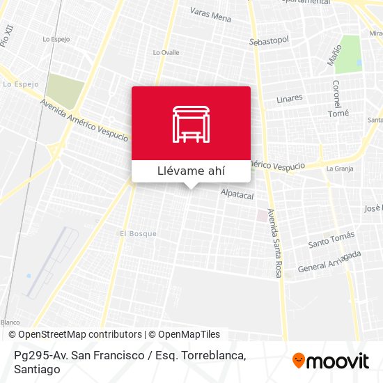 Mapa de Pg295-Av. San Francisco / Esq. Torreblanca