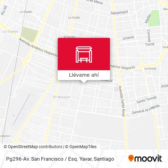 Mapa de Pg296-Av. San Francisco / Esq. Yavar