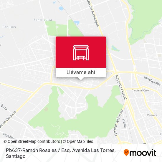 Mapa de Pb637-Ramón Rosales / Esq. Avenida Las Torres