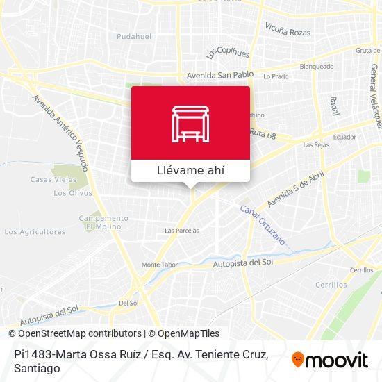 Mapa de Pi1483-Marta Ossa Ruíz / Esq. Av. Teniente Cruz