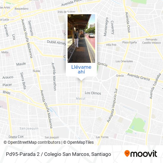 Mapa de Pd95-Parada 2 / Colegio San Marcos