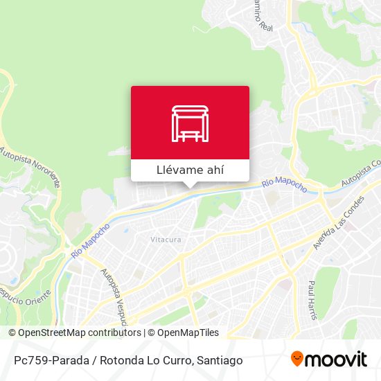 Mapa de Pc759-Parada / Rotonda Lo Curro