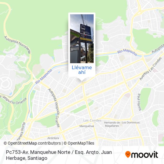Mapa de Pc753-Av. Manquehue Norte / Esq. Arqto. Juan Herbage