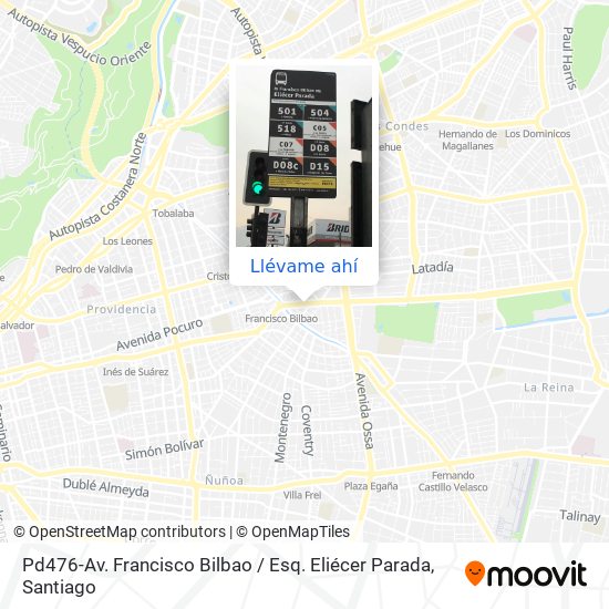Mapa de Pd476-Av. Francisco Bilbao / Esq. Eliécer Parada