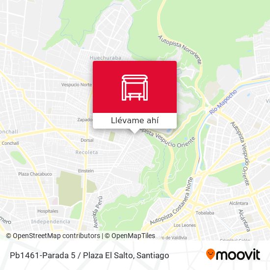 Mapa de Pb1461-Parada 5 / Plaza El Salto