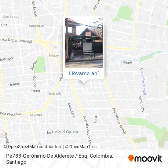 Mapa de Pe783-Gerónimo De Alderete / Esq. Colombia