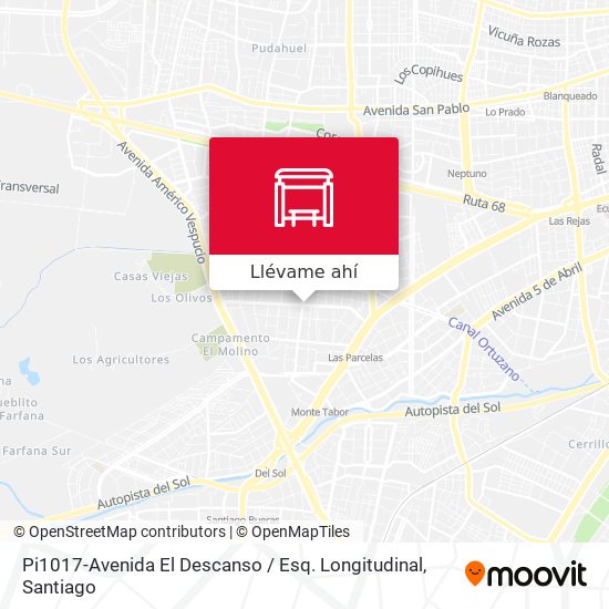 Mapa de Pi1017-Avenida El Descanso / Esq. Longitudinal