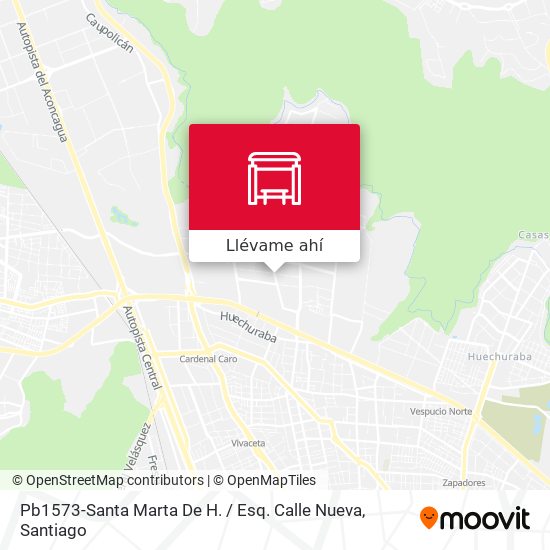 Mapa de Pb1573-Santa Marta De H. / Esq. Calle Nueva