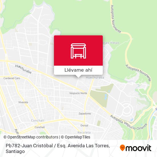 Mapa de Pb782-Juan Cristóbal / Esq. Avenida Las Torres