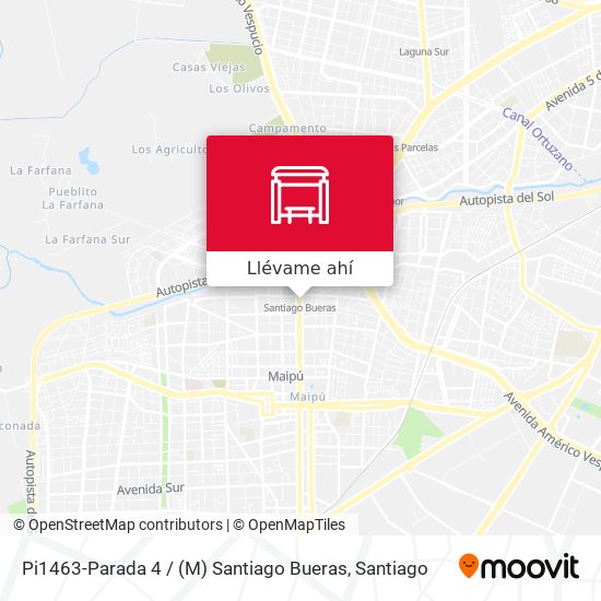 Mapa de Pi1463-Parada 4 / (M) Santiago Bueras