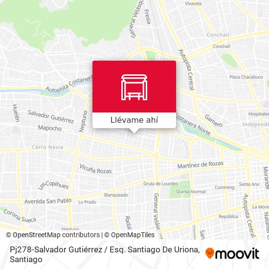 Mapa de Pj278-Salvador Gutiérrez / Esq. Santiago De Uriona
