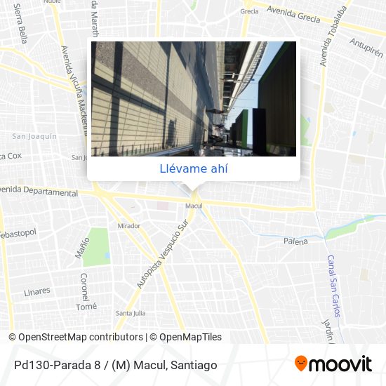 Mapa de Pd130-Parada 8 / (M) Macul