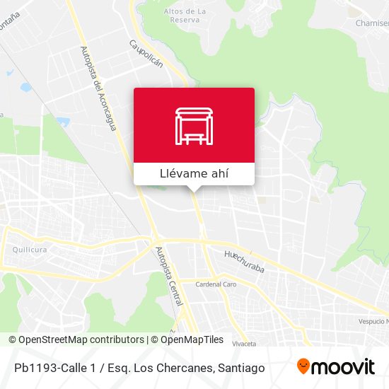 Mapa de Pb1193-Calle 1 / Esq. Los Chercanes
